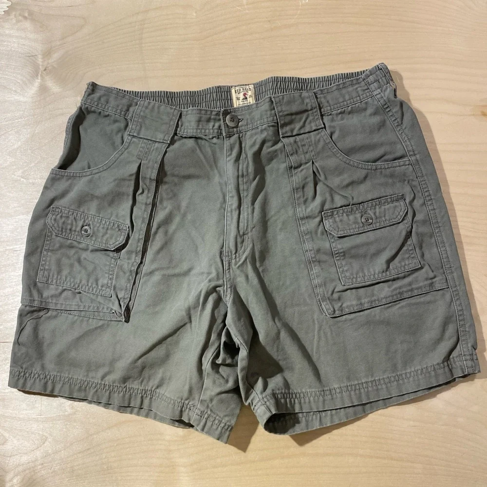RedHead Olive Cargo Shorts for Men 40 (GD)
